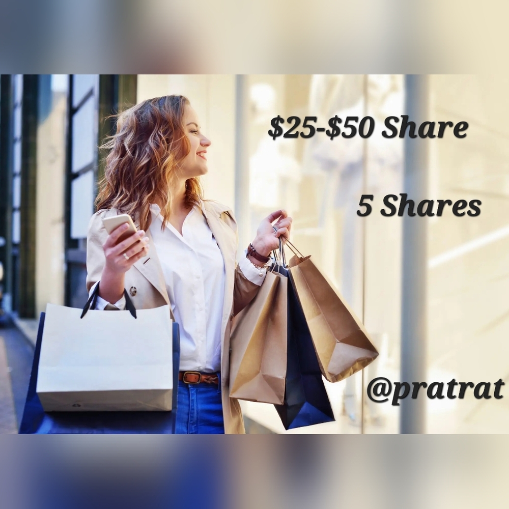 Sign Up Sun 6/7🛍$25-$50 Share🛍Share 5🛍